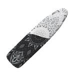 Black And White Yin Yang Mandala Print Ironing Board Cover