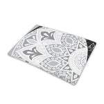 Black And White Yin Yang Mandala Print Pet Cooling Mat Cover