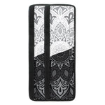 Black And White Yin Yang Mandala Print Refrigerator Handle Covers