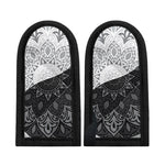 Black And White Yin Yang Mandala Print Skillet Handle Cover