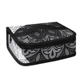 Black And White Yin Yang Mandala Print Small Lunch Bag