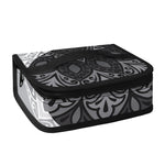 Black And White Yin Yang Mandala Print Small Lunch Bag