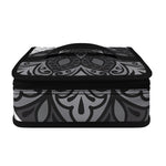 Black And White Yin Yang Mandala Print Small Lunch Bag