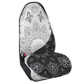 Black And White Yin Yang Mandala Print Waterproof Car Seat Cover