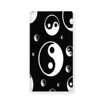 Black And White Yin Yang Pattern Print Baby Crib Sheet