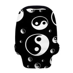 Black And White Yin Yang Pattern Print Baby Seat Cover
