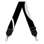 Black And White Yin Yang Pattern Print Bag Strap