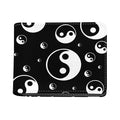 Black And White Yin Yang Pattern Print Bifold Wallet