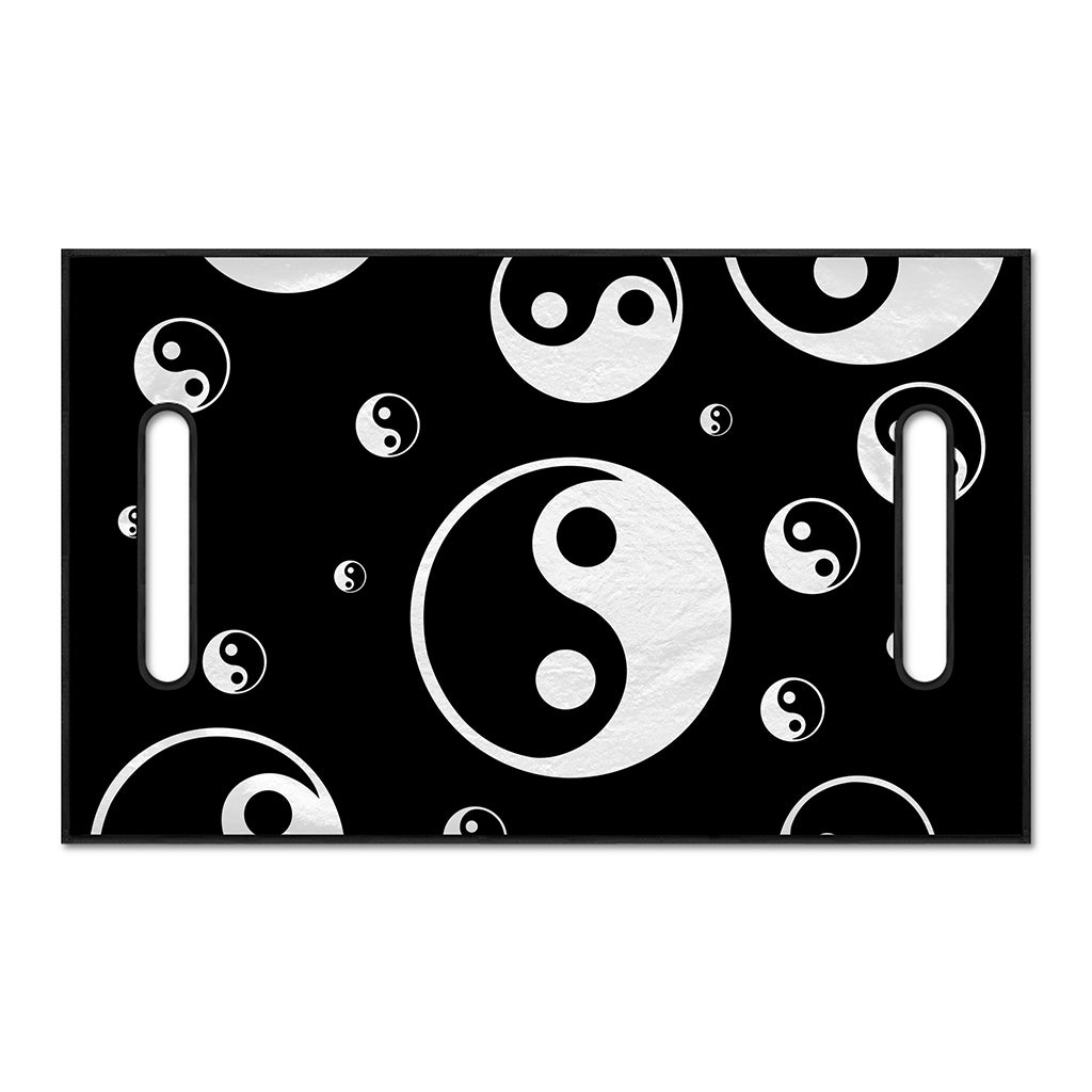 Black And White Yin Yang Pattern Print Golf Cart Seat Cover