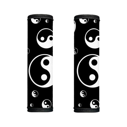 Black And White Yin Yang Pattern Print Handle Covers