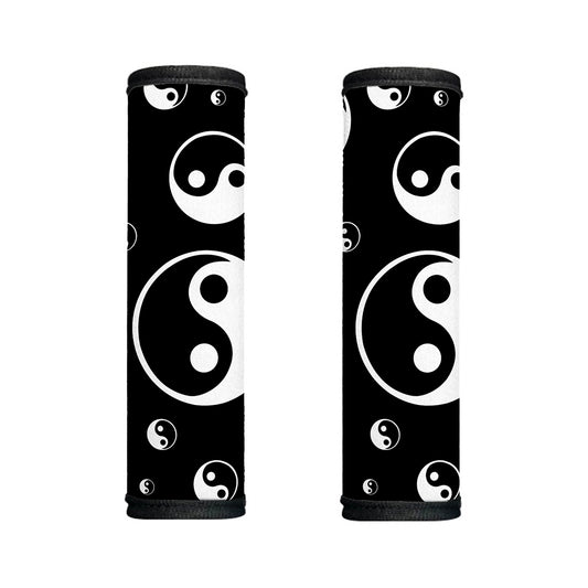Black And White Yin Yang Pattern Print Handle Covers