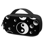 Black And White Yin Yang Pattern Print Insulin Cooler Travel Case