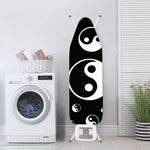 Black And White Yin Yang Pattern Print Ironing Board Cover