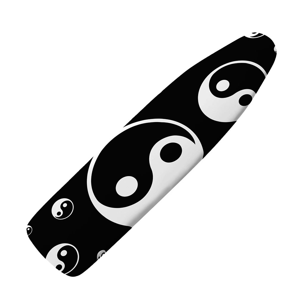 Black And White Yin Yang Pattern Print Ironing Board Cover