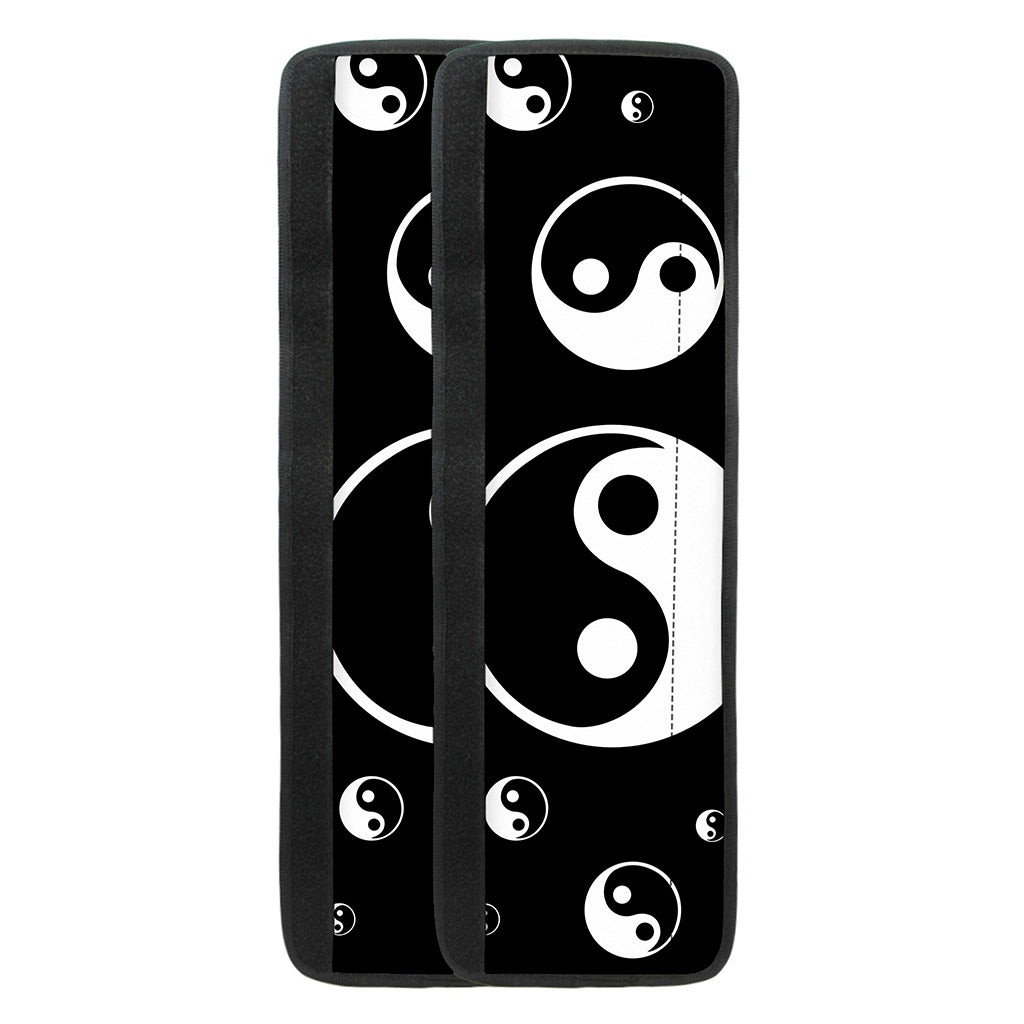 Black And White Yin Yang Pattern Print Refrigerator Handle Covers