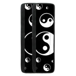 Black And White Yin Yang Pattern Print Refrigerator Handle Covers