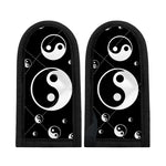 Black And White Yin Yang Pattern Print Skillet Handle Cover