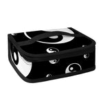 Black And White Yin Yang Pattern Print Small Lunch Bag