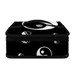 Black And White Yin Yang Pattern Print Small Lunch Bag