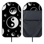 Black And White Yin Yang Pattern Print Waterproof Car Seat Cover