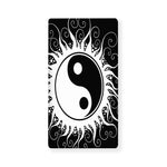 Black And White Yin Yang Sun Print Baby Crib Sheet