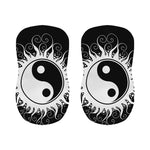 Black And White Yin Yang Sun Print Bar Stool Covers