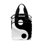 Black And White Yin Yang Sun Print Bible Tote Bag