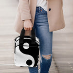 Black And White Yin Yang Sun Print Bible Tote Bag