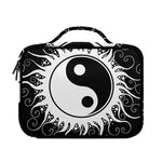 Black And White Yin Yang Sun Print Briefcase Bible Bag