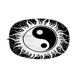 Black And White Yin Yang Sun Print Car Side Mirror Covers