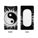 Black And White Yin Yang Sun Print Changing Pad Cover