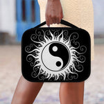 Black And White Yin Yang Sun Print Classic Bible Case