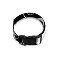 Black And White Yin Yang Sun Print Dog Collar