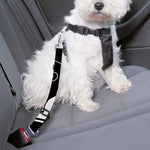 Black And White Yin Yang Sun Print Dog Seat Belt