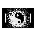 Black And White Yin Yang Sun Print Golf Cart Seat Cover