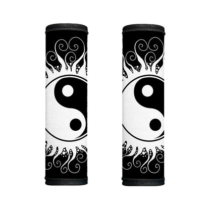 Black And White Yin Yang Sun Print Handle Covers