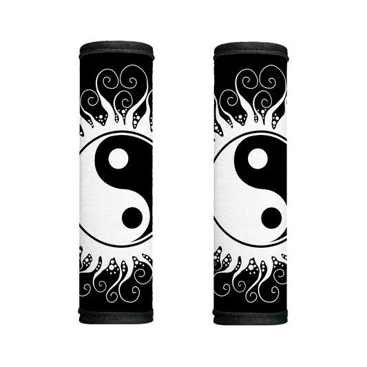 Black And White Yin Yang Sun Print Handle Covers