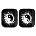 Black And White Yin Yang Sun Print Handle Covers