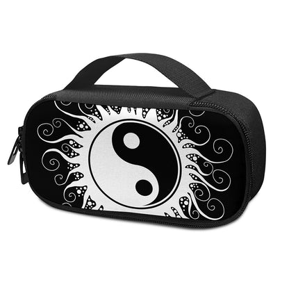 Black And White Yin Yang Sun Print Insulin Cooler Travel Case