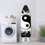 Black And White Yin Yang Sun Print Ironing Board Cover
