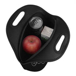 Black And White Yin Yang Sun Print Neoprene Lunch Bag