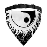 Black And White Yin Yang Sun Print Over The Collar Dog Bandana