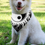 Black And White Yin Yang Sun Print Over The Collar Dog Bandana