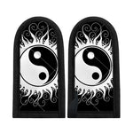 Black And White Yin Yang Sun Print Skillet Handle Cover