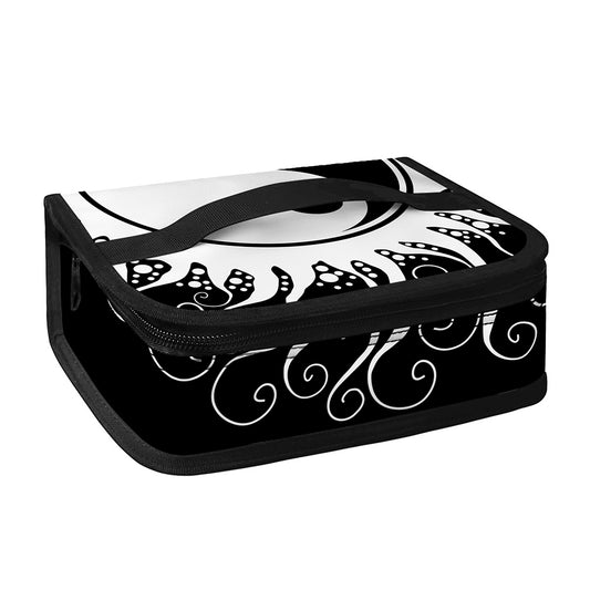 Black And White Yin Yang Sun Print Small Lunch Bag