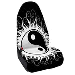 Black And White Yin Yang Sun Print Waterproof Car Seat Cover