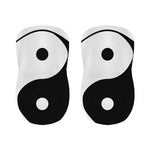 Black And White Yin Yang Symbol Print Bar Stool Covers
