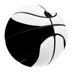 Black And White Yin Yang Symbol Print Basketball