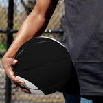 Black And White Yin Yang Symbol Print Basketball