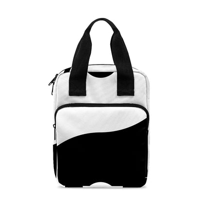 Black And White Yin Yang Symbol Print Bible Tote Bag